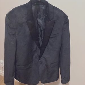 New Look Black Velvet Jacket size42